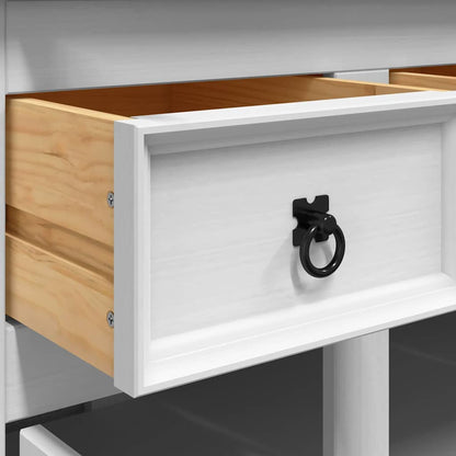 Highboard Corona 112x43x191,5 cm Massivholz Mexikanische Kiefer