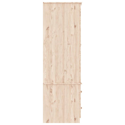 Kleiderschrank ALTA 90x55x170 cm Massivholz Kiefer