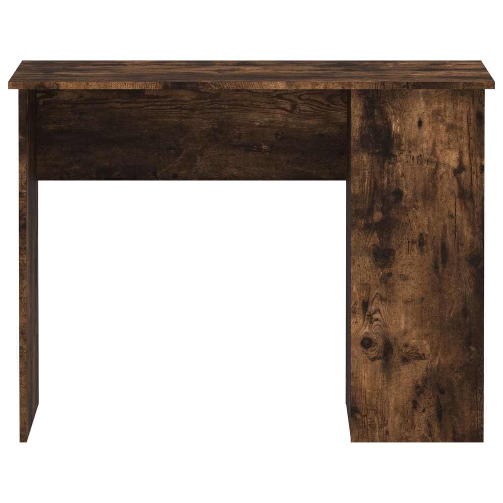 Bureau chêne fumé 100x55x75 cm matière bois