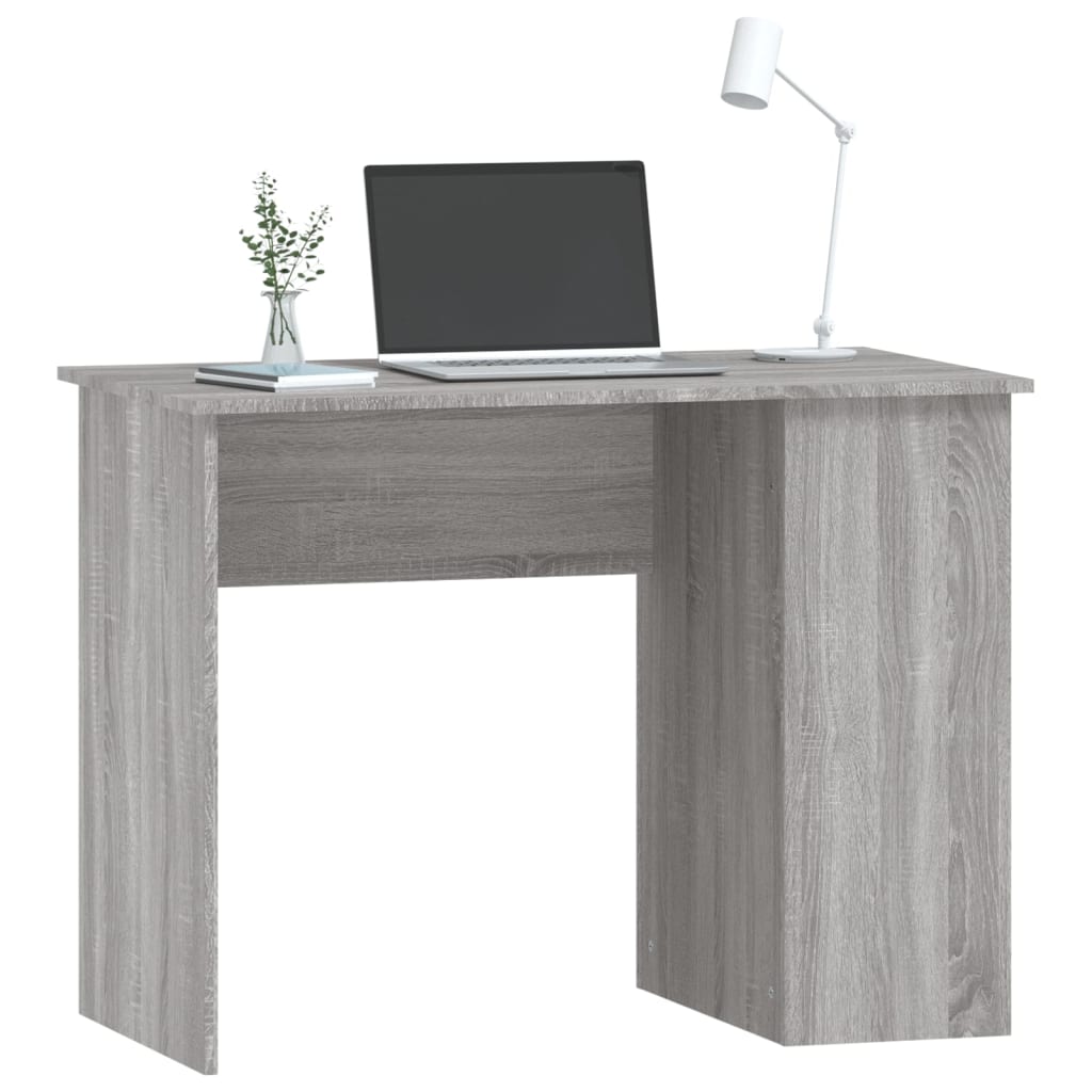 Bureau Sonoma gris 100x55x75 cm matériau bois