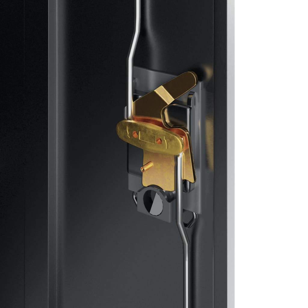 Aktenschrank Anthrazit 90x40x90 cm Stahl