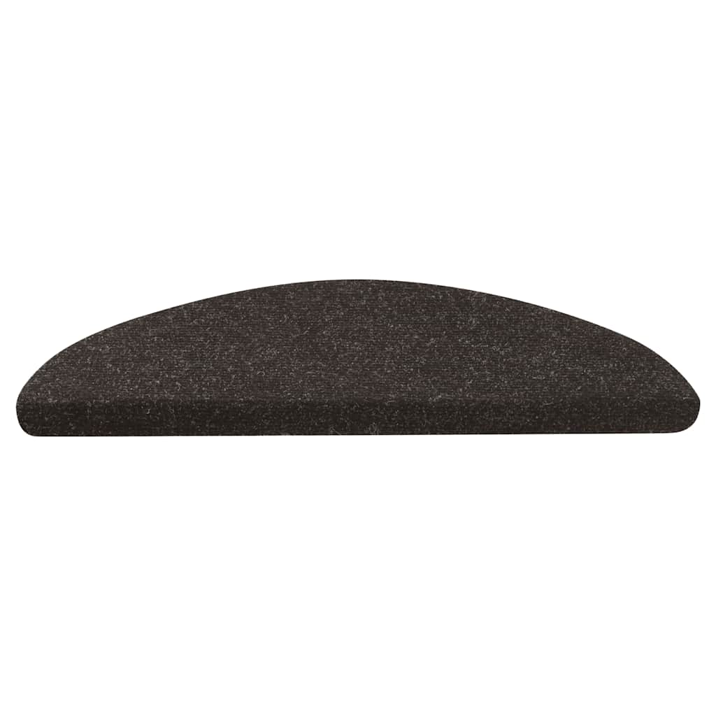 Stufenmatten Selbstklebend 10 Stk. Schwarz 56x17x3 cm