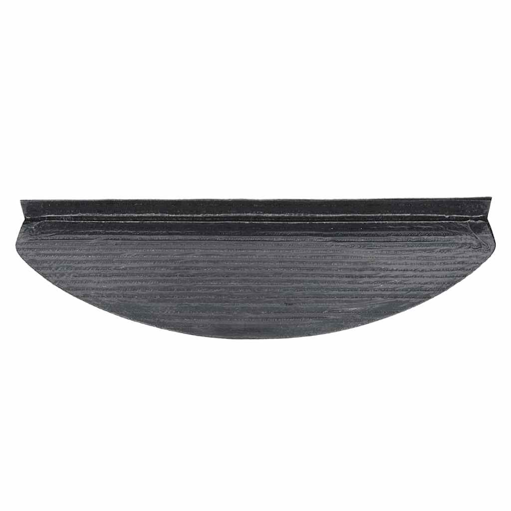 Stufenmatten Selbstklebend 10 Stk. Schwarz 65x22,5x3,5 cm