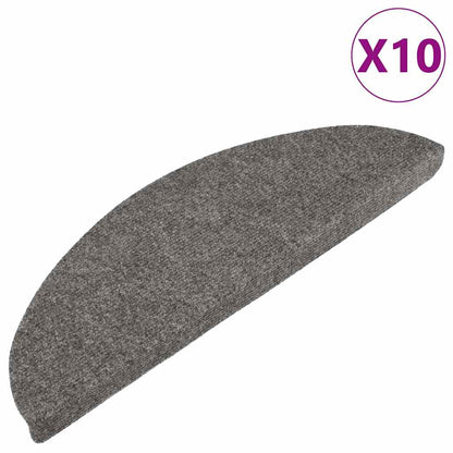 Stufenmatten Selbstklebend 10 Stk. Grau 56x17x3 cm