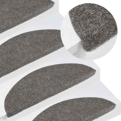 Stufenmatten Selbstklebend 10 Stk. Grau 56x17x3 cm