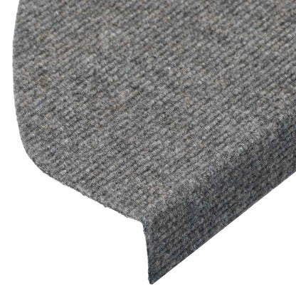 Stufenmatten Selbstklebend 10 Stk. Grau 65x22,5x3,5 cm