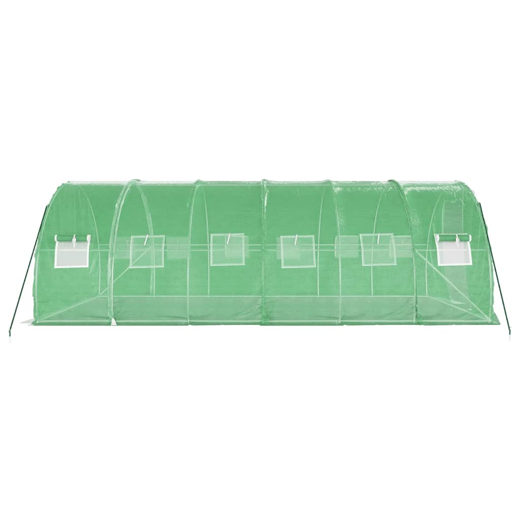 Greenhouse with steel frame Green 18 m² 6x3x2 m