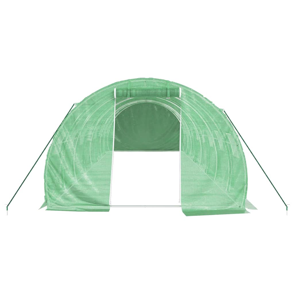 Greenhouse with steel frame Green 24 m² 8x3x2 m
