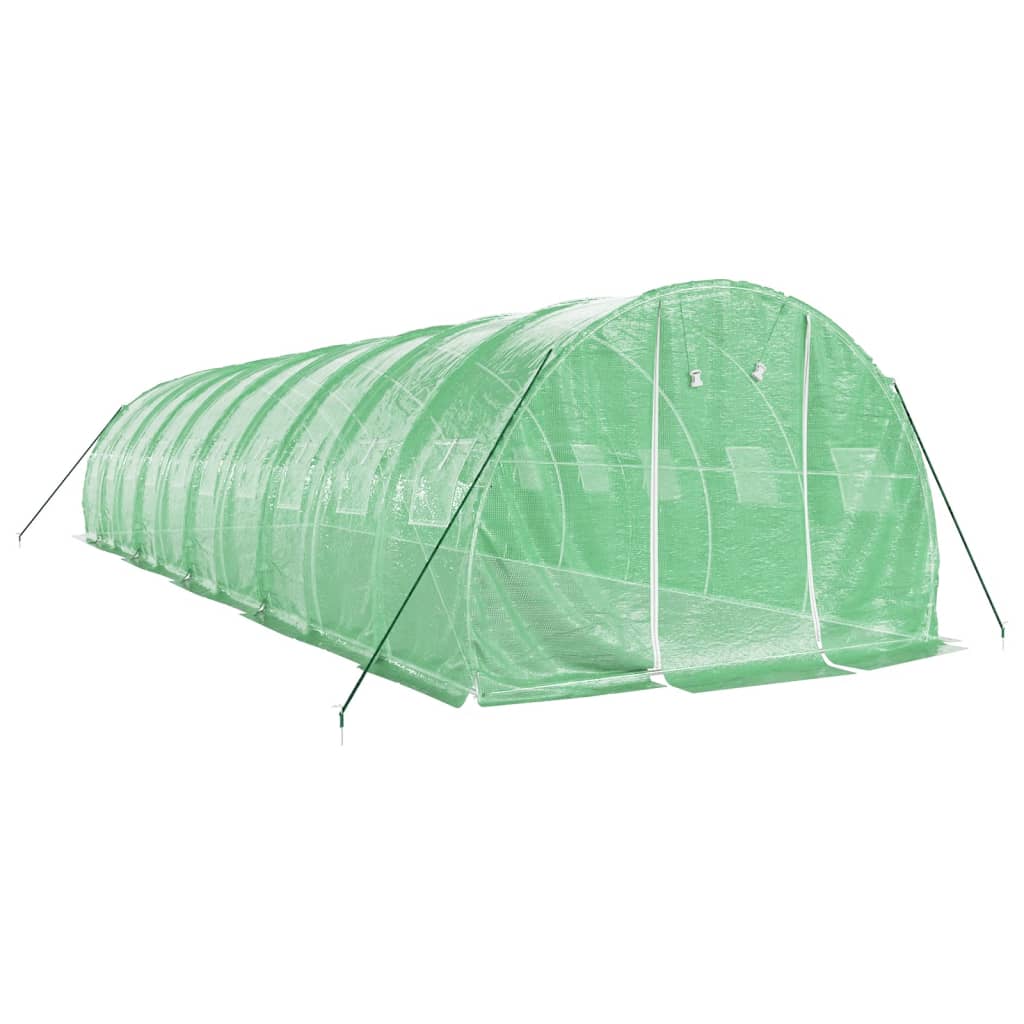 Greenhouse with steel frame Green 30 m² 10x3x2 m