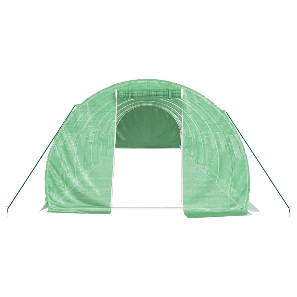 Greenhouse with steel frame Green 30 m² 10x3x2 m