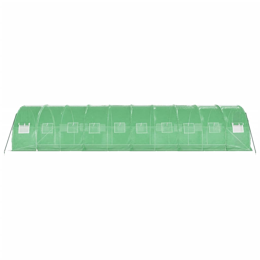 Greenhouse with steel frame Green 30 m² 10x3x2 m