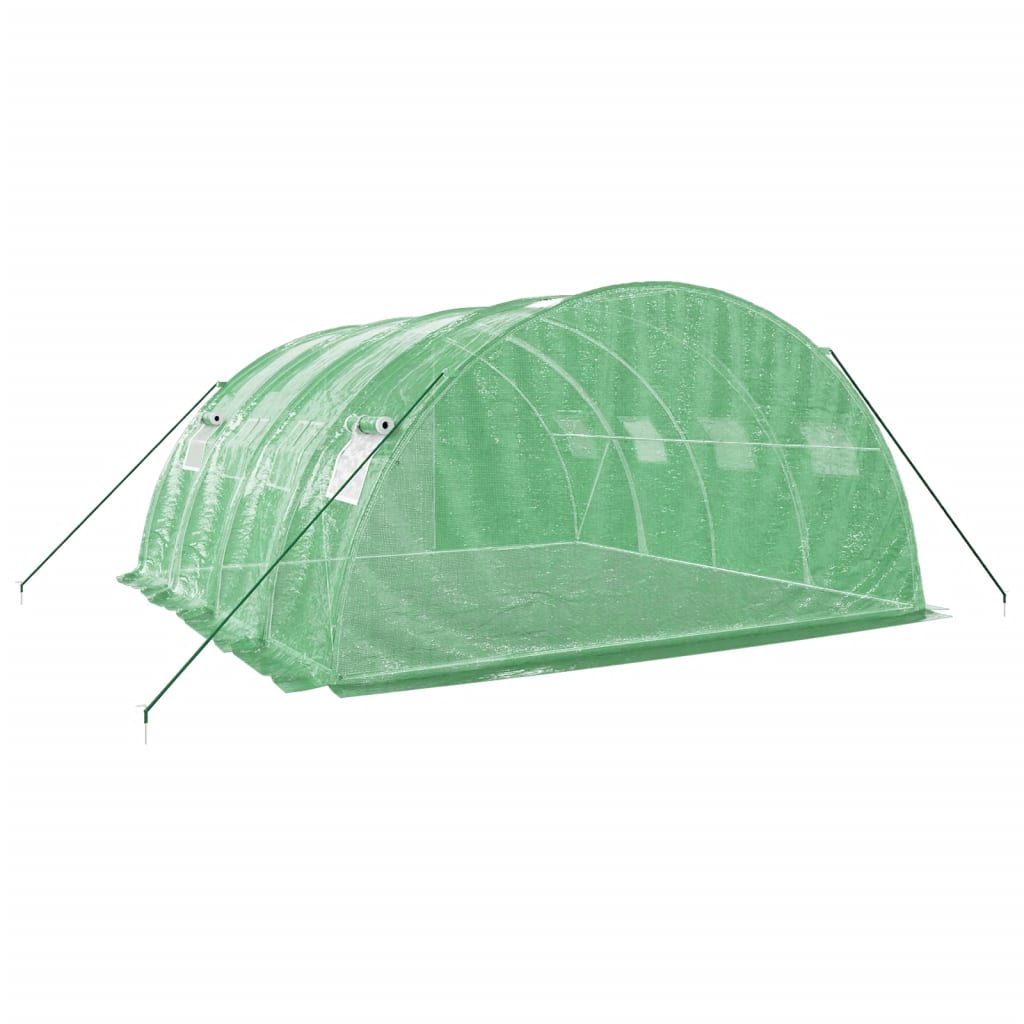 Greenhouse with steel frame Green 16 m² 4x4x2 m