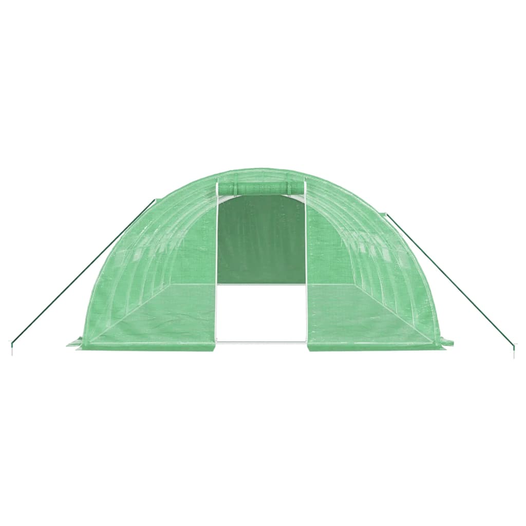 Greenhouse with steel frame Green 24 m² 6x4x2 m