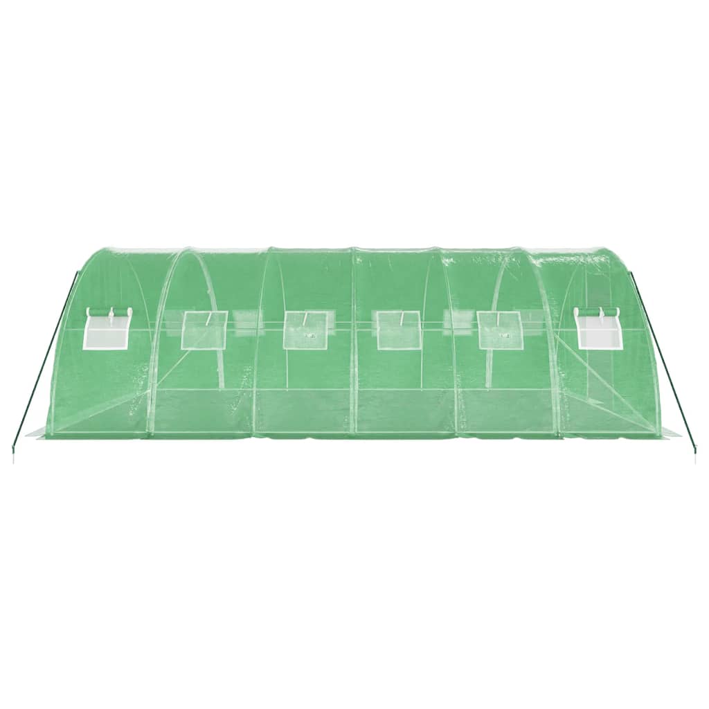 Greenhouse with steel frame Green 24 m² 6x4x2 m