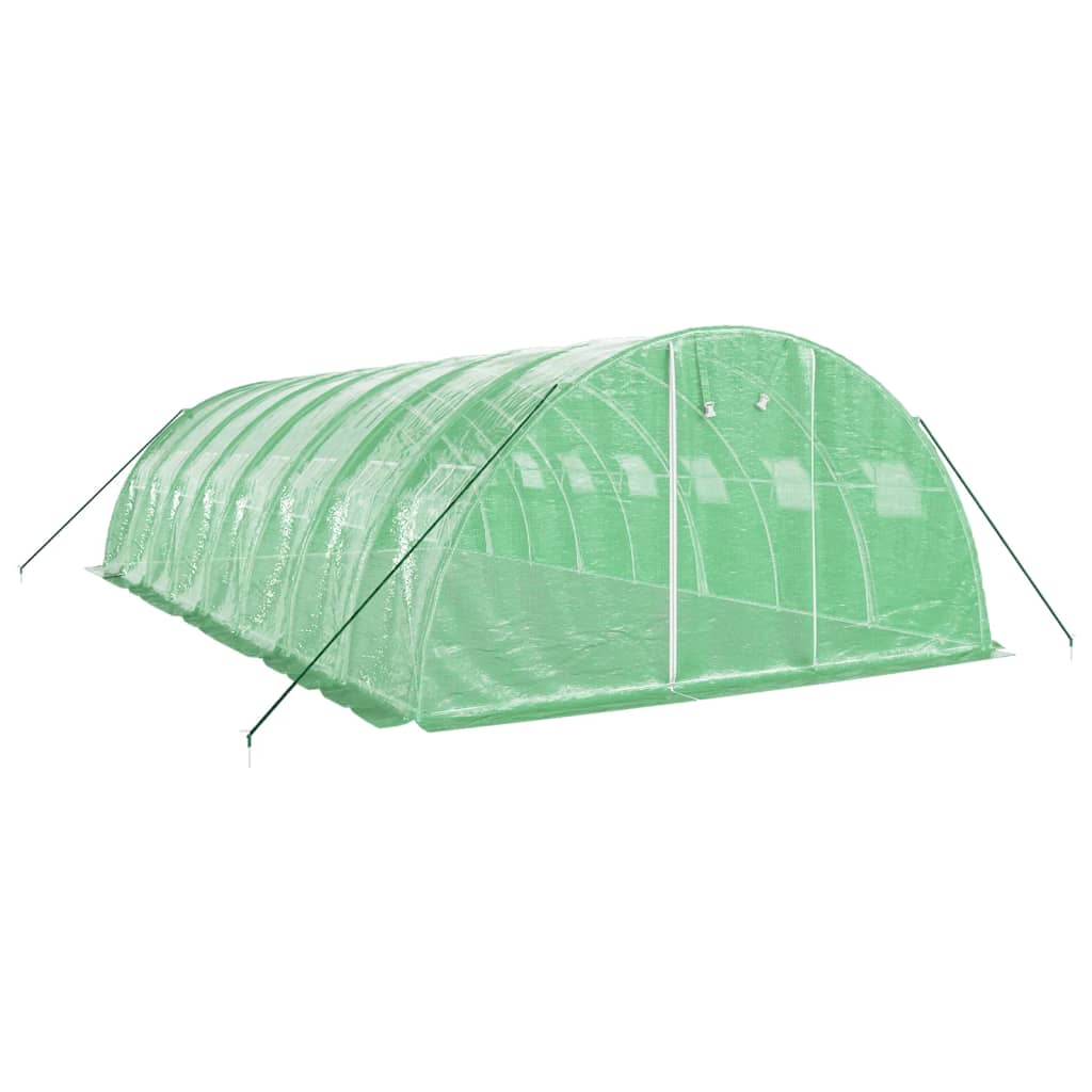 Greenhouse with steel frame Green 32 m² 8x4x2 m