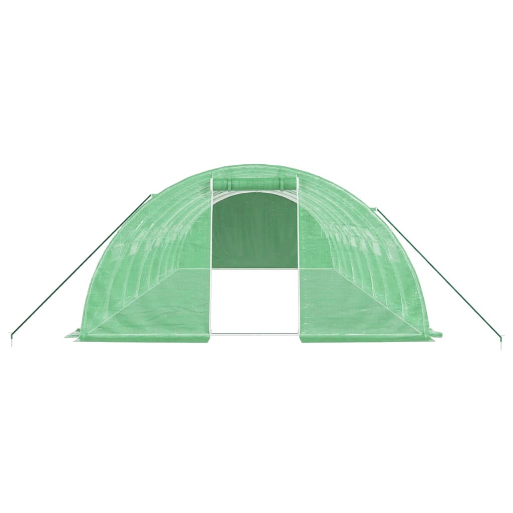 Greenhouse with steel frame Green 32 m² 8x4x2 m