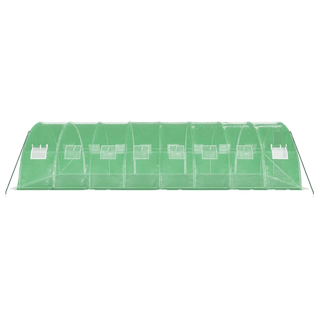 Greenhouse with steel frame Green 32 m² 8x4x2 m