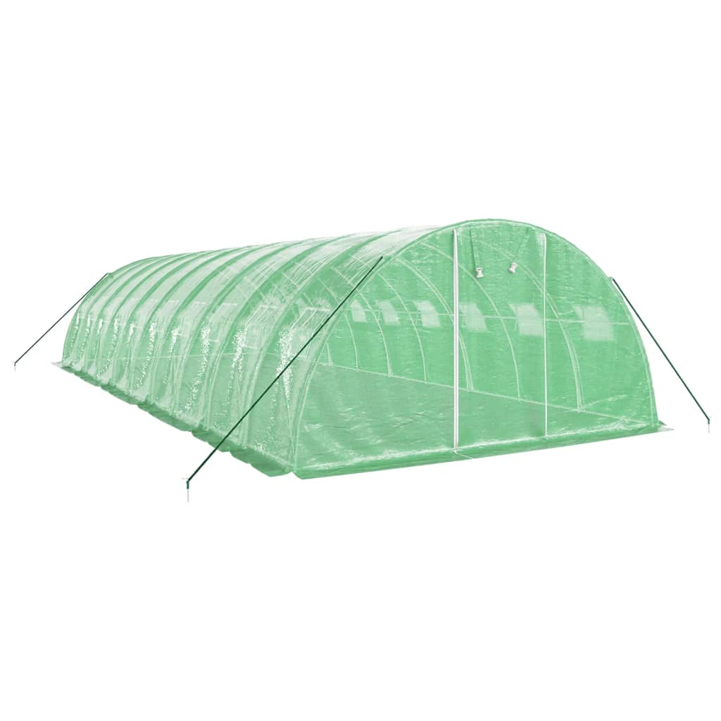 Greenhouse with steel frame Green 40 m² 10x4x2 m