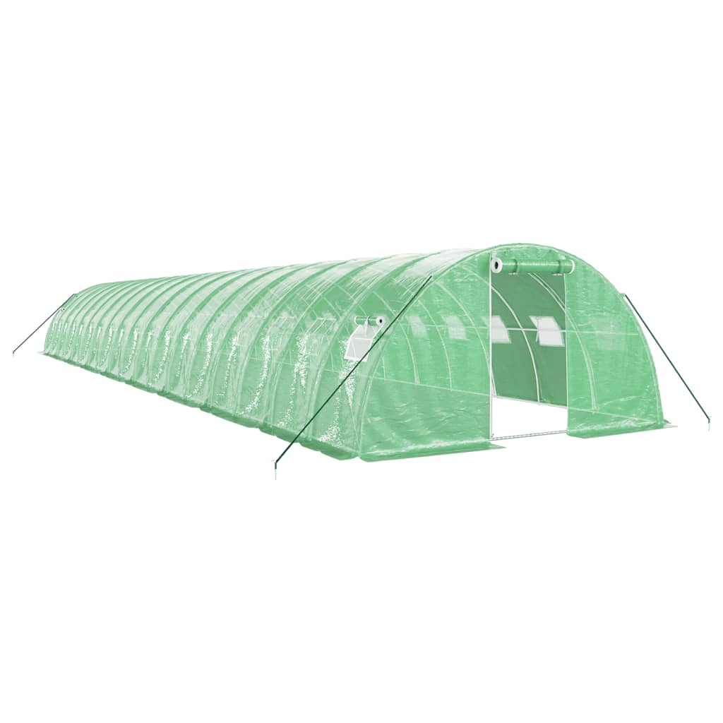 Greenhouse with steel frame Green 72 m² 18x4x2 m