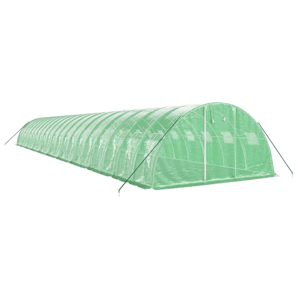 Greenhouse with steel frame Green 80 m² 20x4x2 m