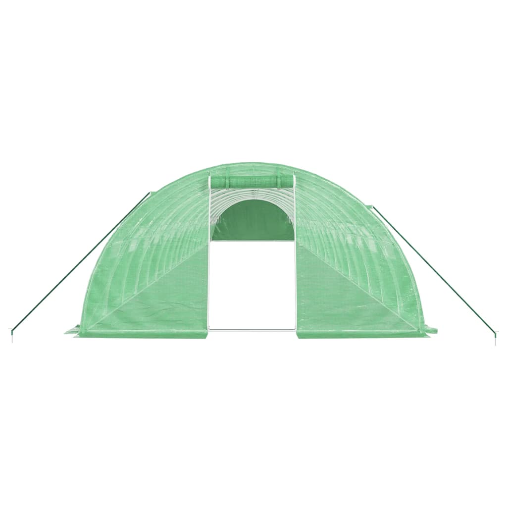 Greenhouse with steel frame Green 80 m² 20x4x2 m