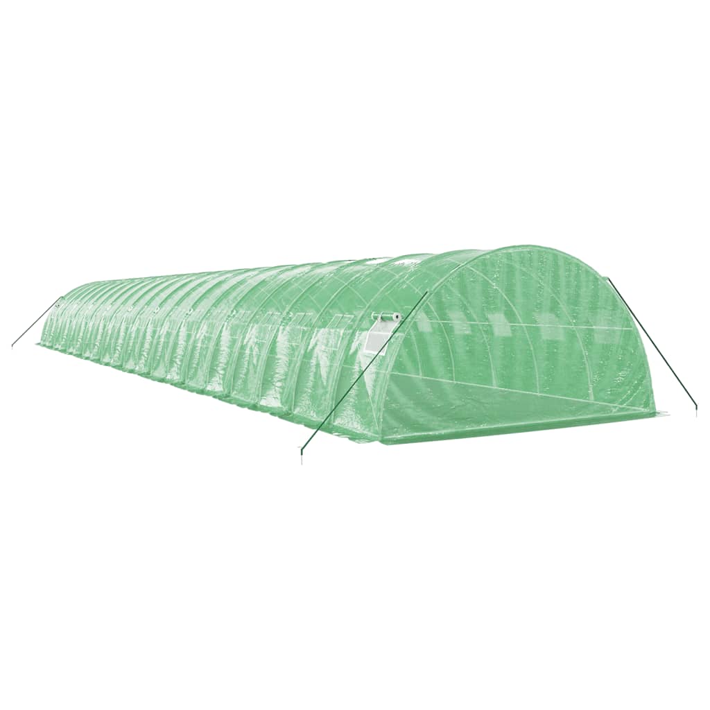 Greenhouse with steel frame Green 80 m² 20x4x2 m
