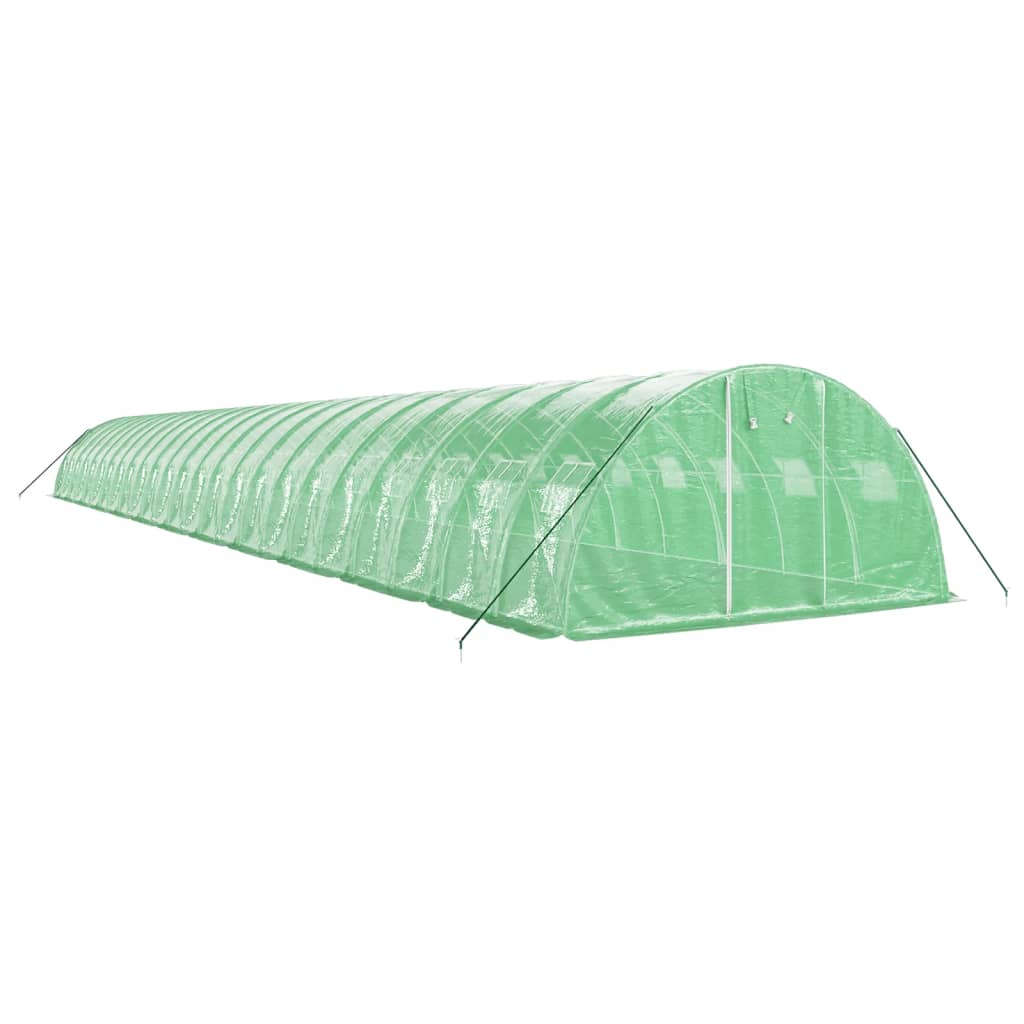 Greenhouse with steel frame Green 96 m² 24x4x2 m