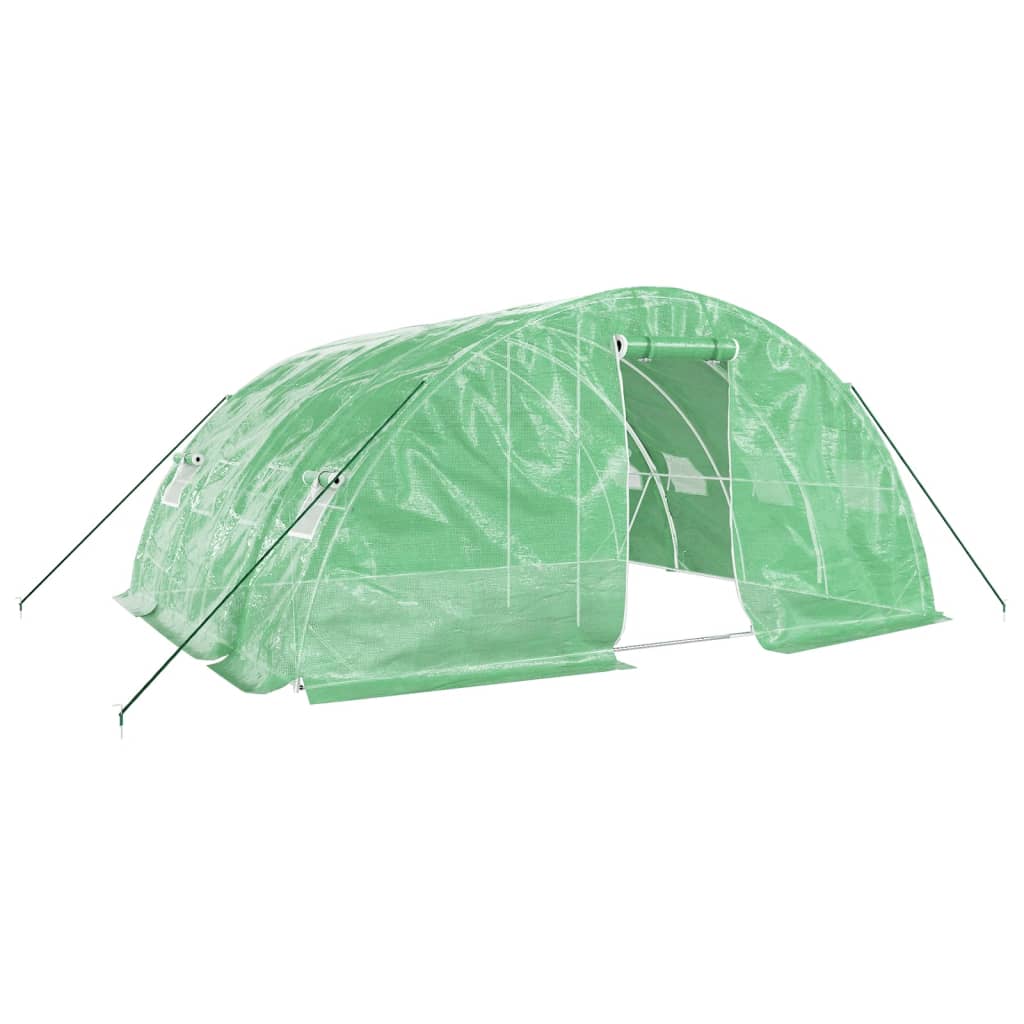 Greenhouse with steel frame Green 20 m² 5x4x2.3 m