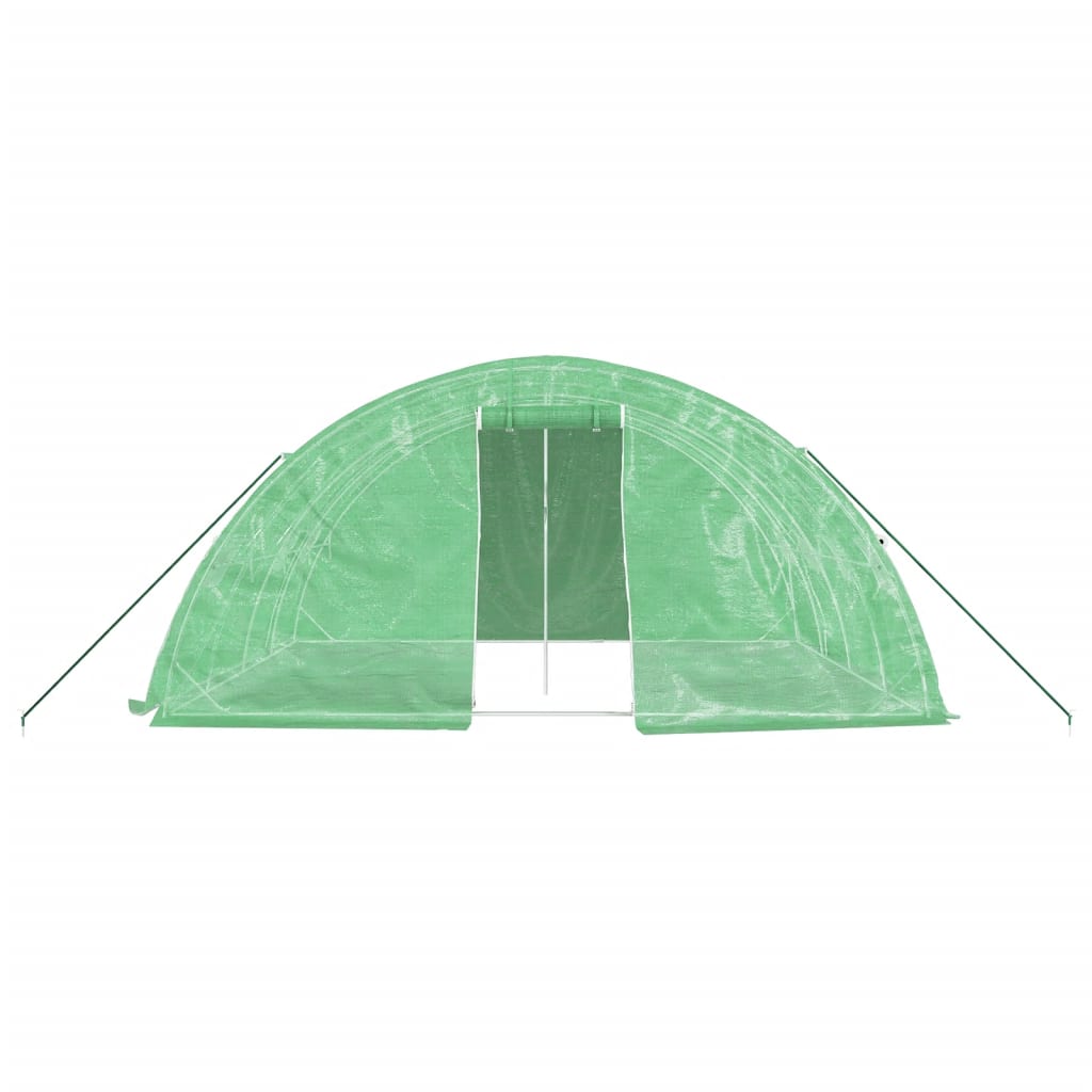 Greenhouse with steel frame Green 20 m² 5x4x2.3 m