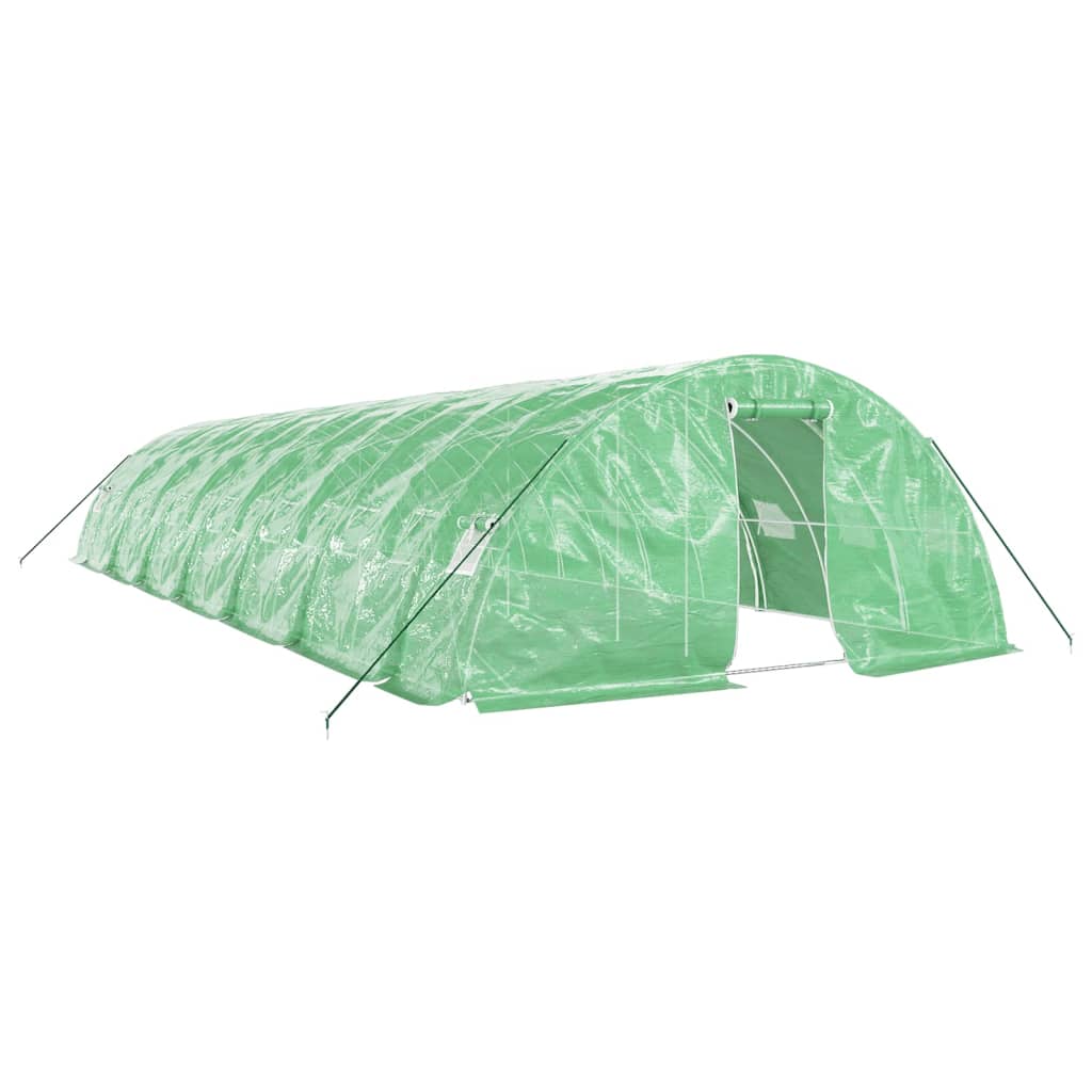 Greenhouse with steel frame Green 70 m² 14x5x2.3 m