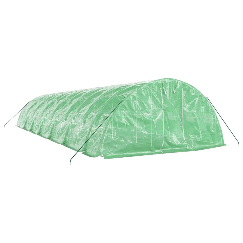 Greenhouse with steel frame Green 70 m² 14x5x2.3 m