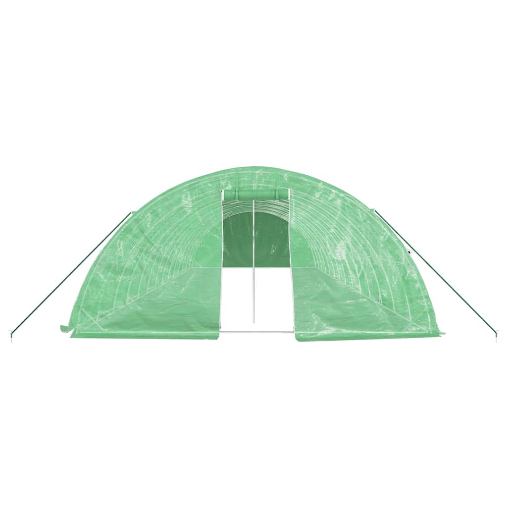 Greenhouse with steel frame Green 70 m² 14x5x2.3 m
