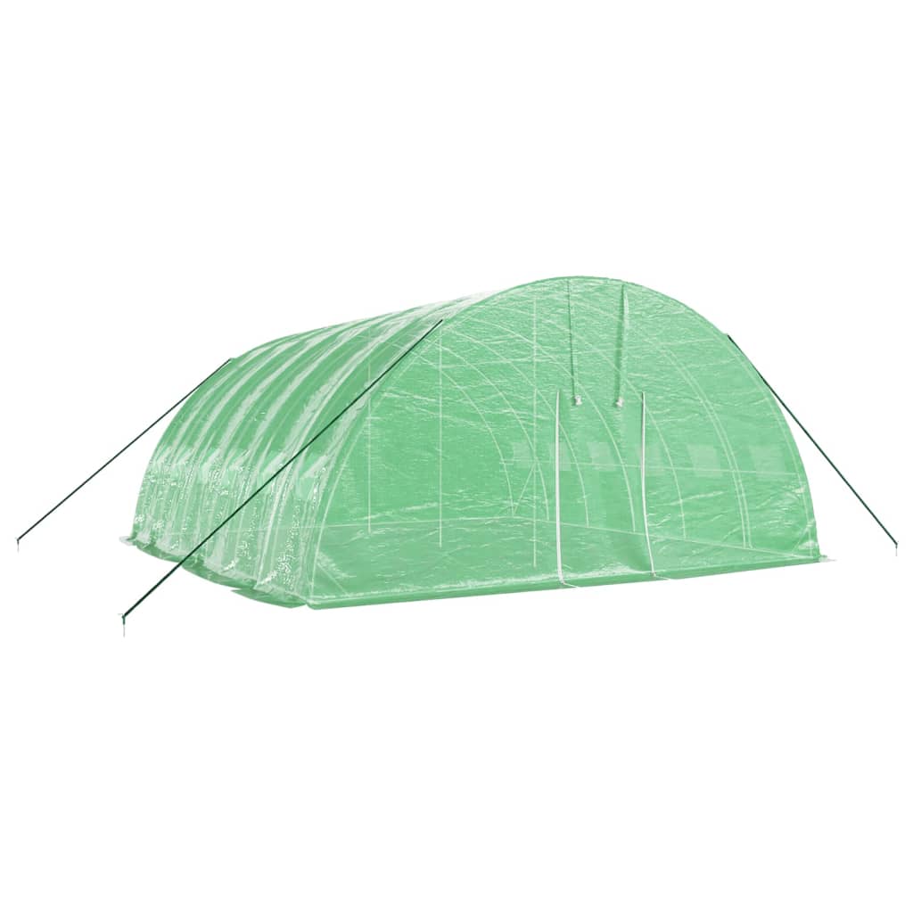 Greenhouse with steel frame Green 36 m² 6x6x2.85 m