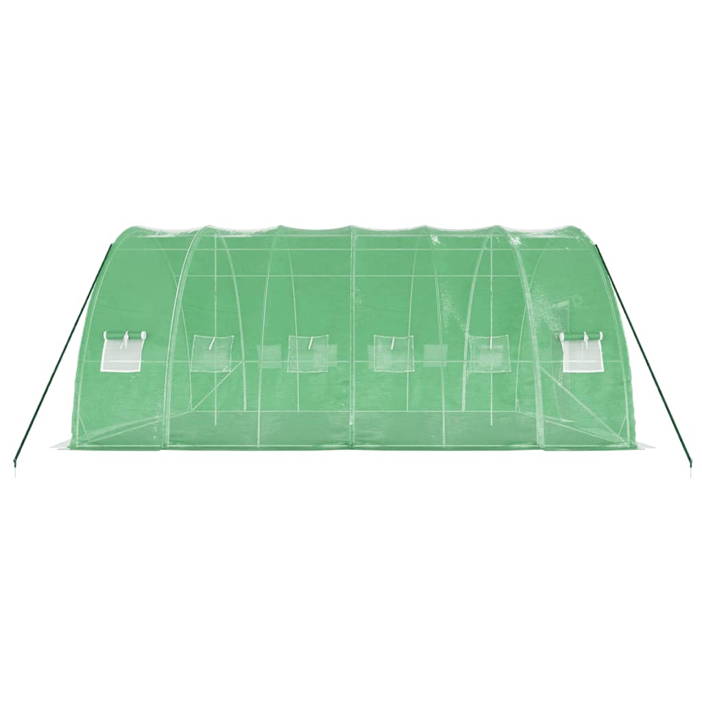 Greenhouse with steel frame Green 36 m² 6x6x2.85 m