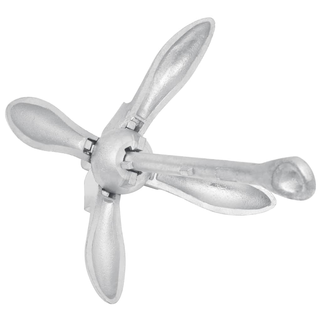 Klappanker Silber 6 kg Feuerverzinktes Gusseisen