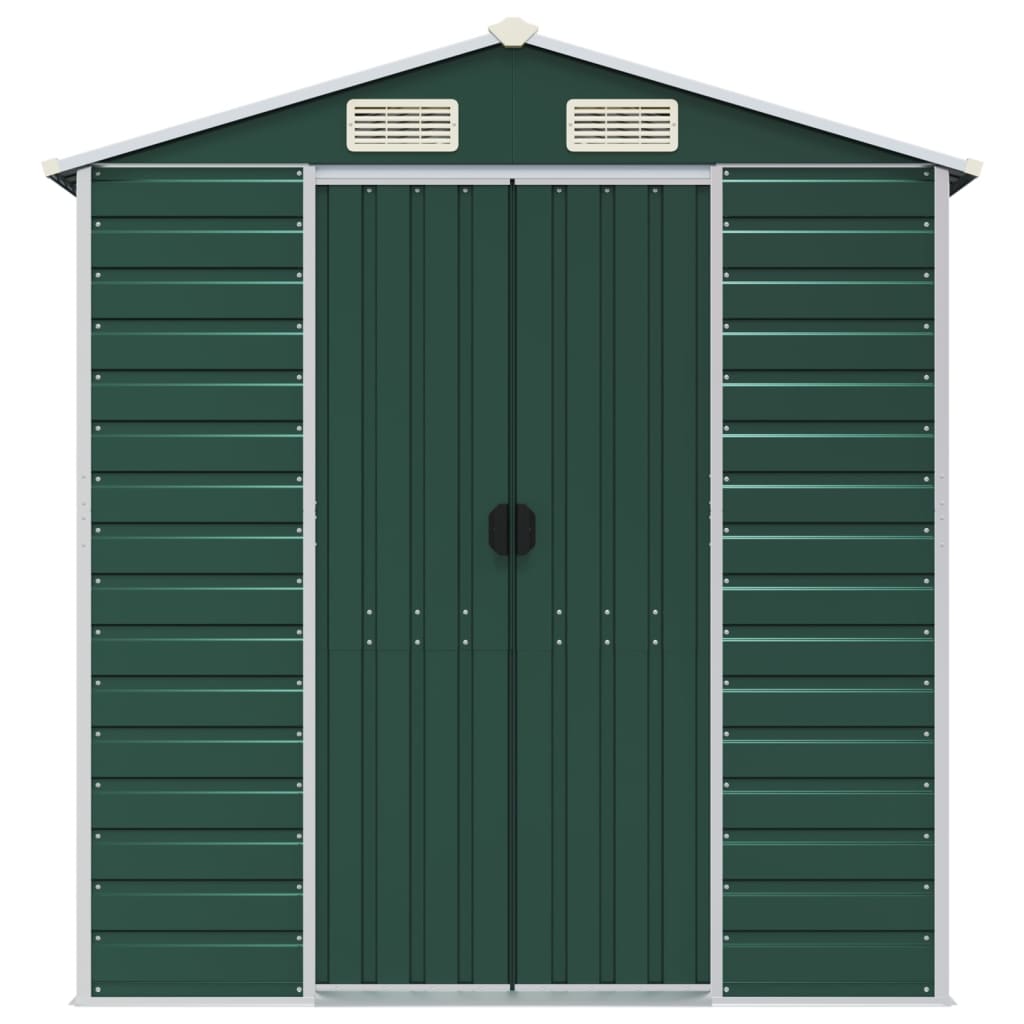 Gartenhaus Grün 191 x 215 x 198 cm Verzinkter Stahl