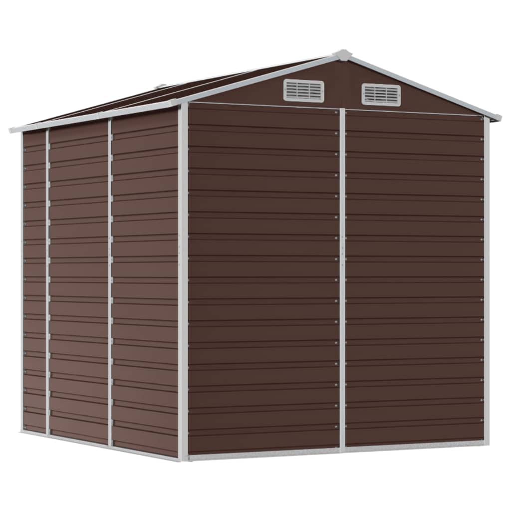 Gartenhaus Braun 191 x 215 x 198 cm Verzinkter Stahl