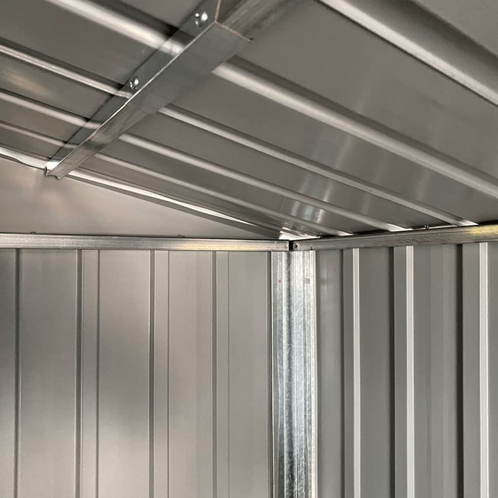 Gartenhaus Braun 191 x 215 x 198 cm Verzinkter Stahl