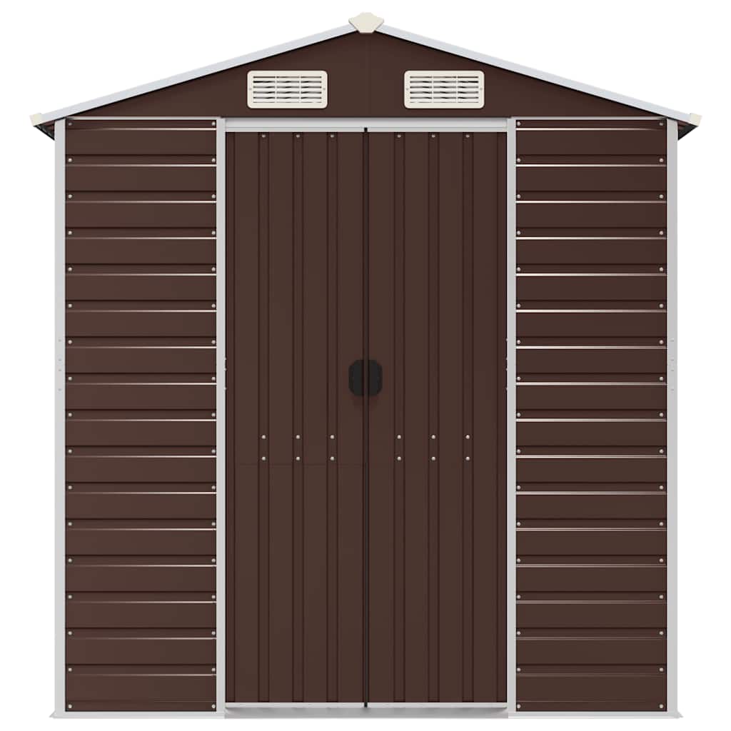 Gartenhaus Braun 191 x 300 x 198 cm Verzinkter Stahl
