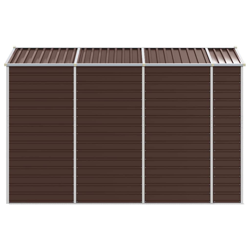 Gartenhaus Braun 191 x 300 x 198 cm Verzinkter Stahl