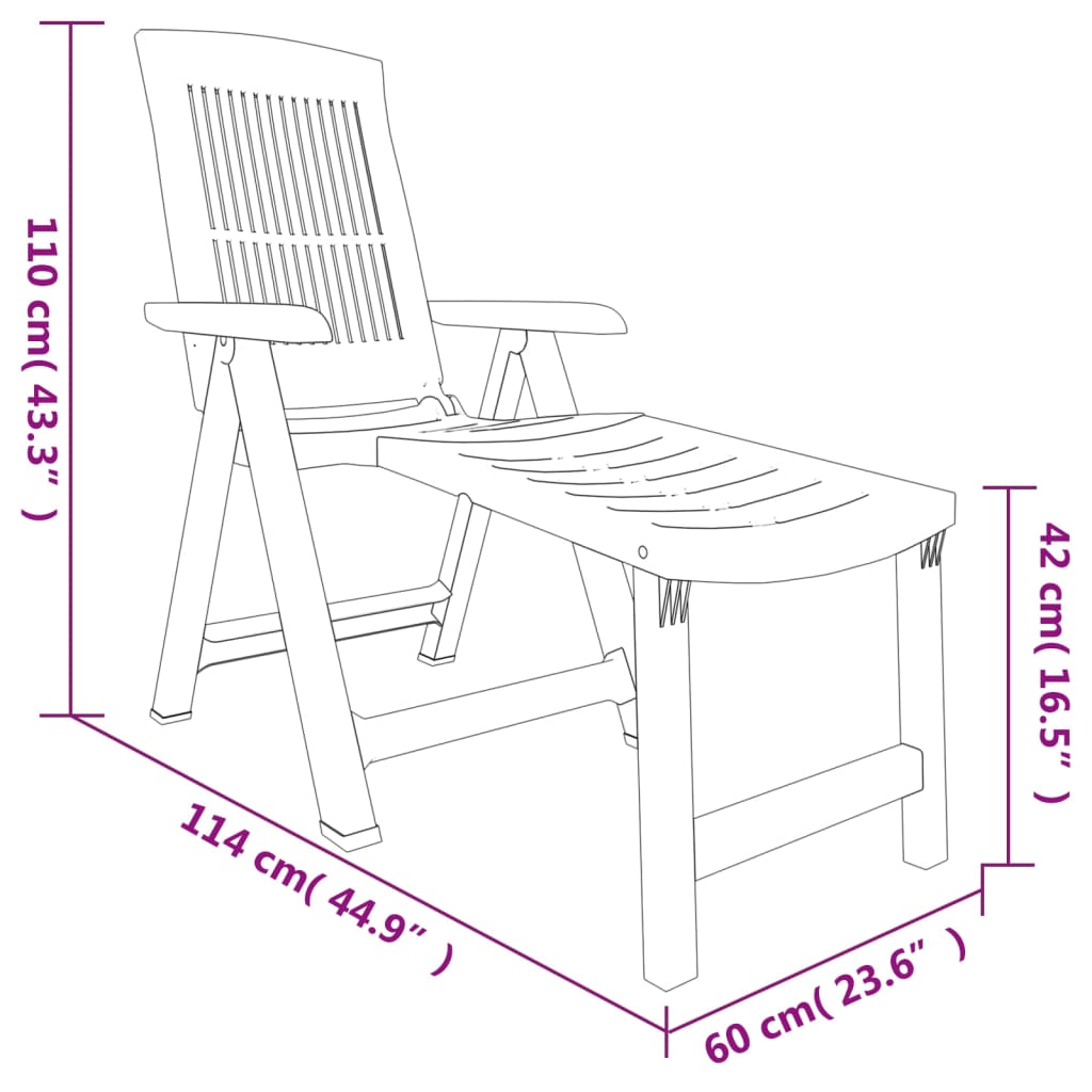 Bain de soleil en plastique blanc