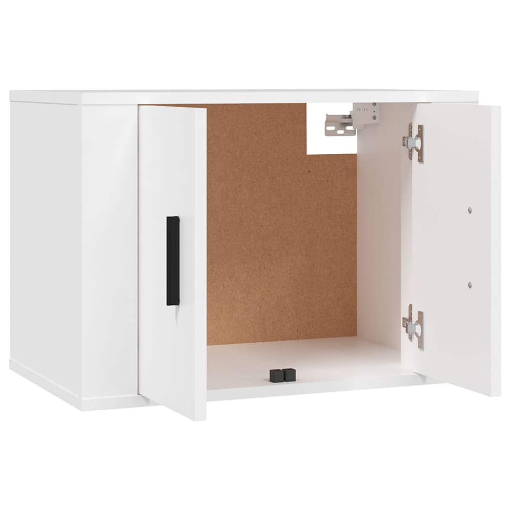 Ensemble de meubles TV 2 pièces en bois blanc