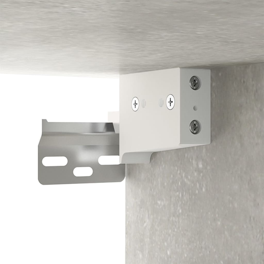 2-tlg. TV-Schrank-Set Betongrau Holzwerkstoff