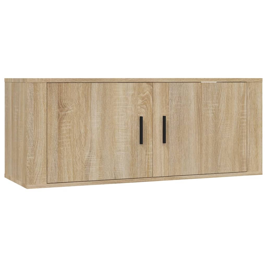 3-tlg. TV-Schrank-Set Sonoma-Eiche Holzwerkstoff