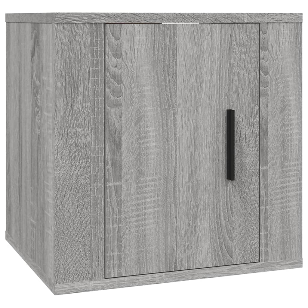 2-tlg. TV-Schrank-Set Grau Sonoma Holzwerkstoff
