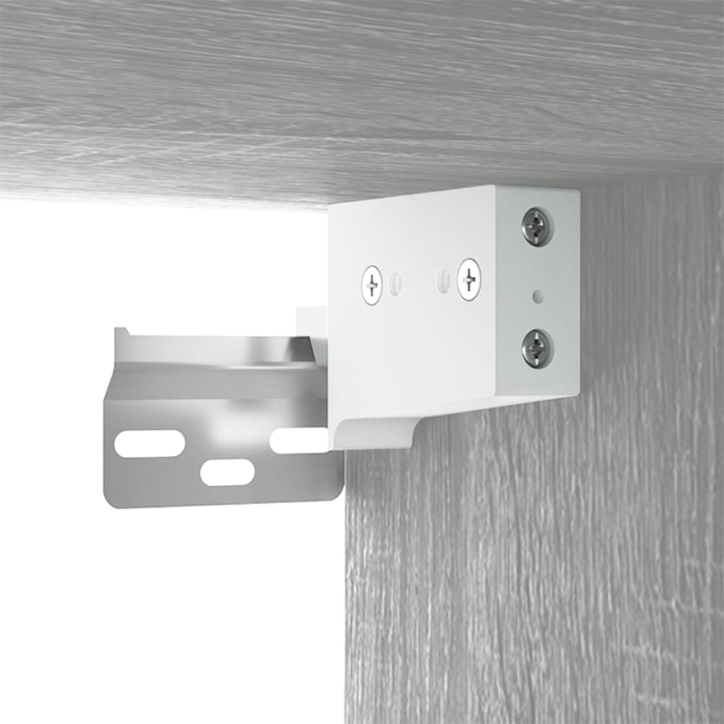 2-tlg. TV-Schrank-Set Grau Sonoma Holzwerkstoff