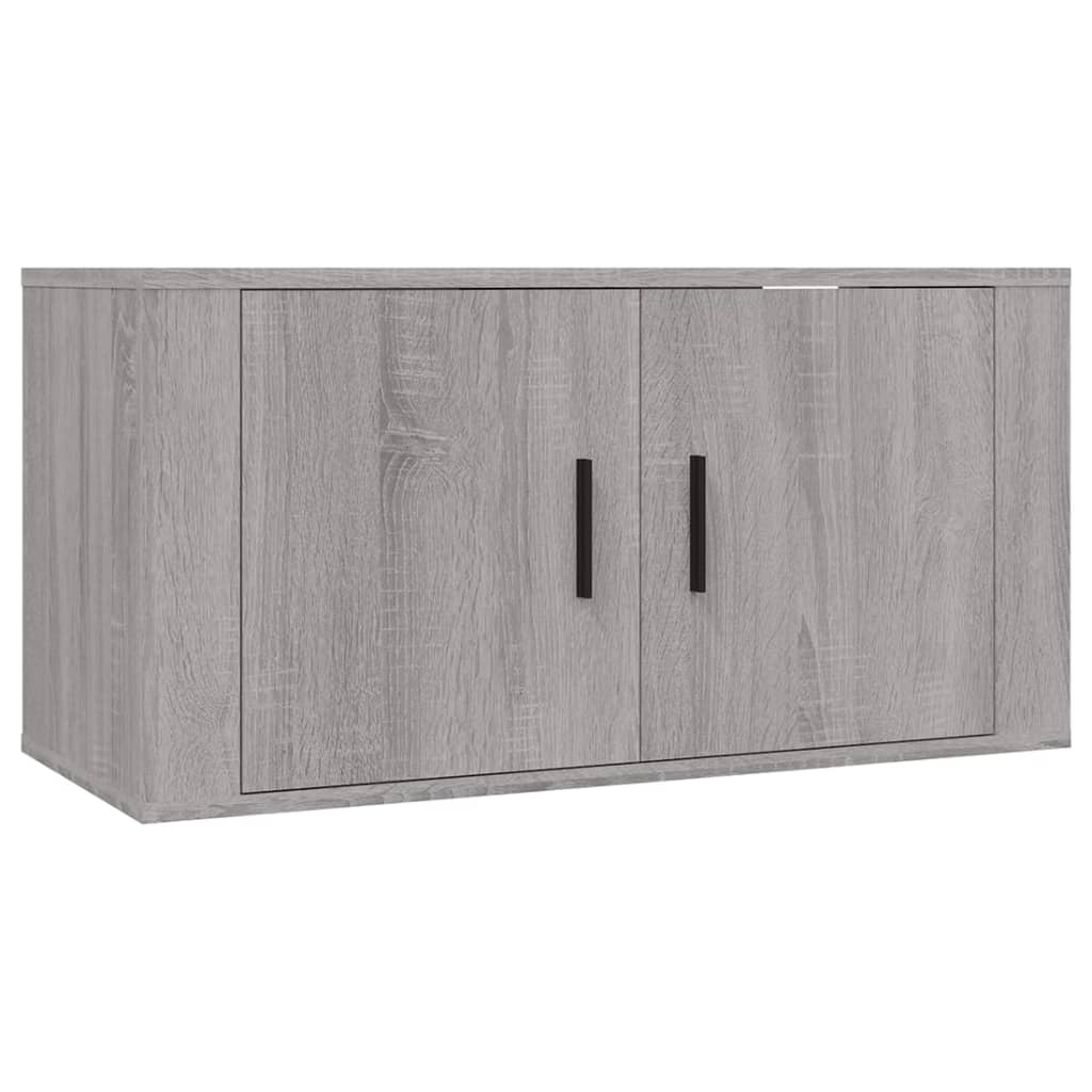 Ensemble de meubles TV 3 pièces, en bois de Sonoma gris