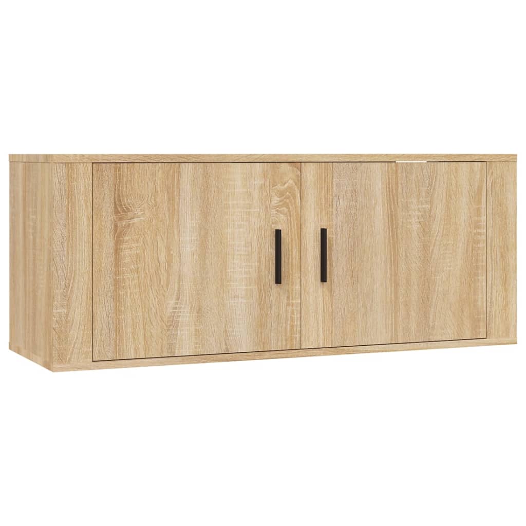 3-tlg. TV-Schrank-Set Sonoma-Eiche Holzwerkstoff