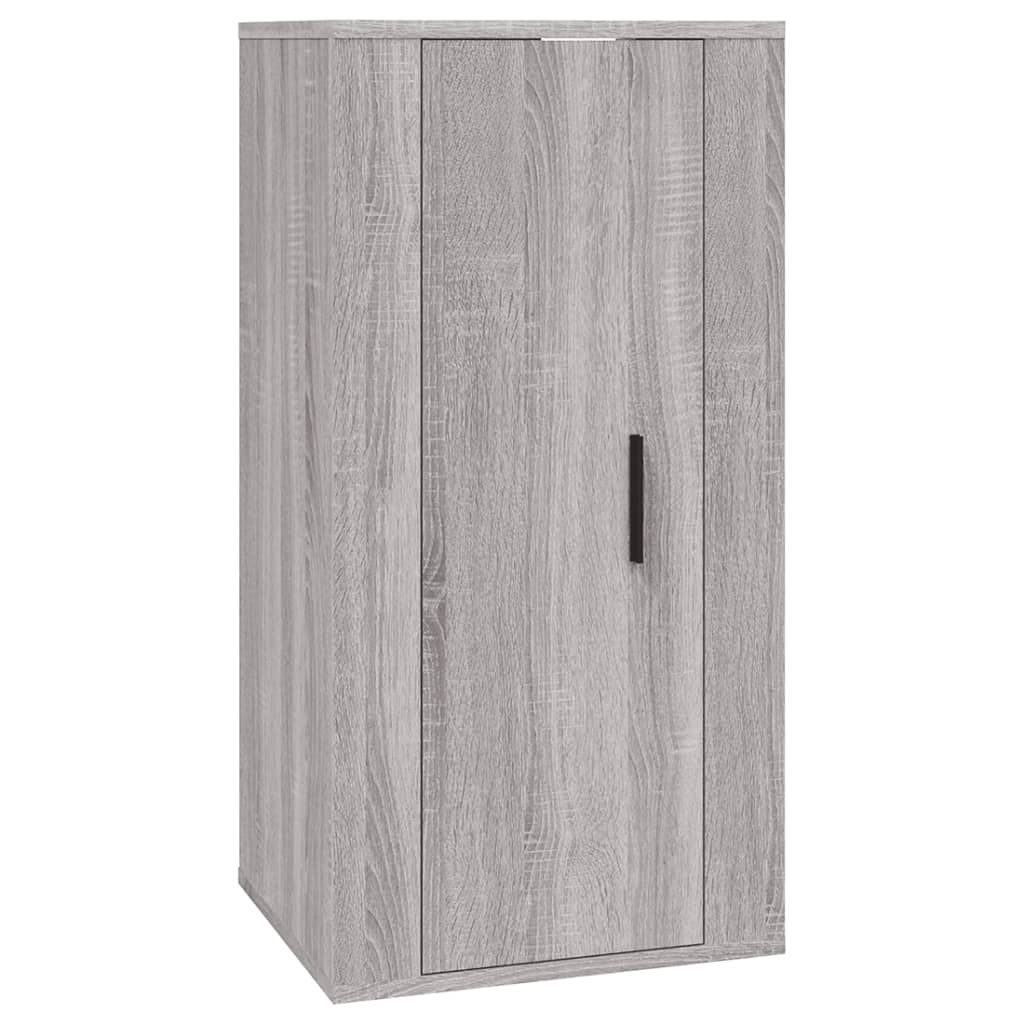Ensemble de meubles TV 3 pièces, en bois de Sonoma gris