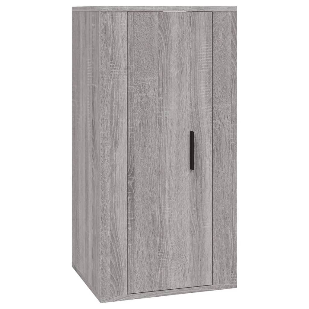 Ensemble de meubles TV 4 pièces, en bois de Sonoma gris